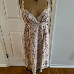 Betsey Johnson Cream Floral Dress